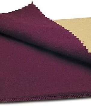 Cadie Silver Polishing Rouge Cloth - 100% Treated Cotton Polishing Cleaning Cloth For Gold Jewelries Platinum and Silverware - Reusable Rouge Cloths Restore Shines | 10 x 12 Inches - 3 Pack